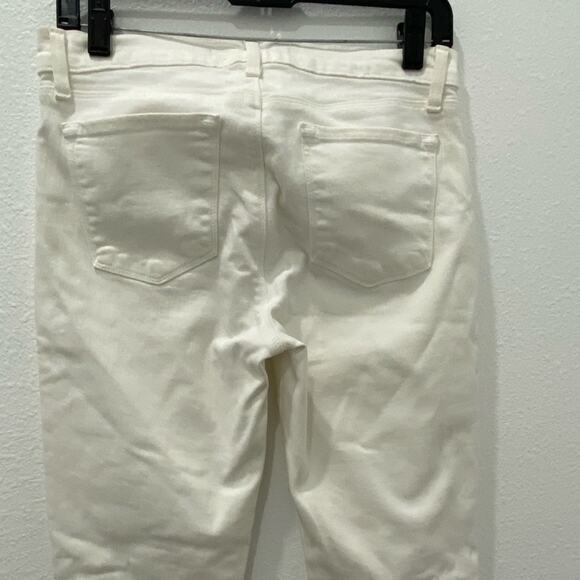 J brand jeans white size 29 mid rise rail - Picture 4 of 9